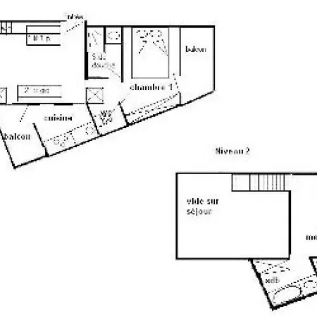 아파트 Le Belvedere - Duplex 4 Pieces 8/10 Pers - Le Belvedere- 014be -plagne Villages Mae-1534 라 플라뉴