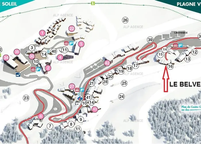 Le Belvedere - Duplex 4 Pieces 8/10 Pers - Le Belvedere- 014be -plagne Villages Mae-1534 Apartamento